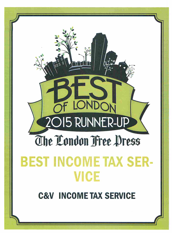 Best of London 2015 Site Image | C & V Income Tax Service Best of London 2015