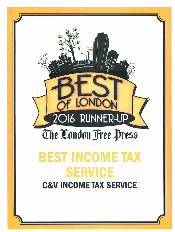 Best of London 2016 Site Image | C & V Income Tax Service Best of London 2016