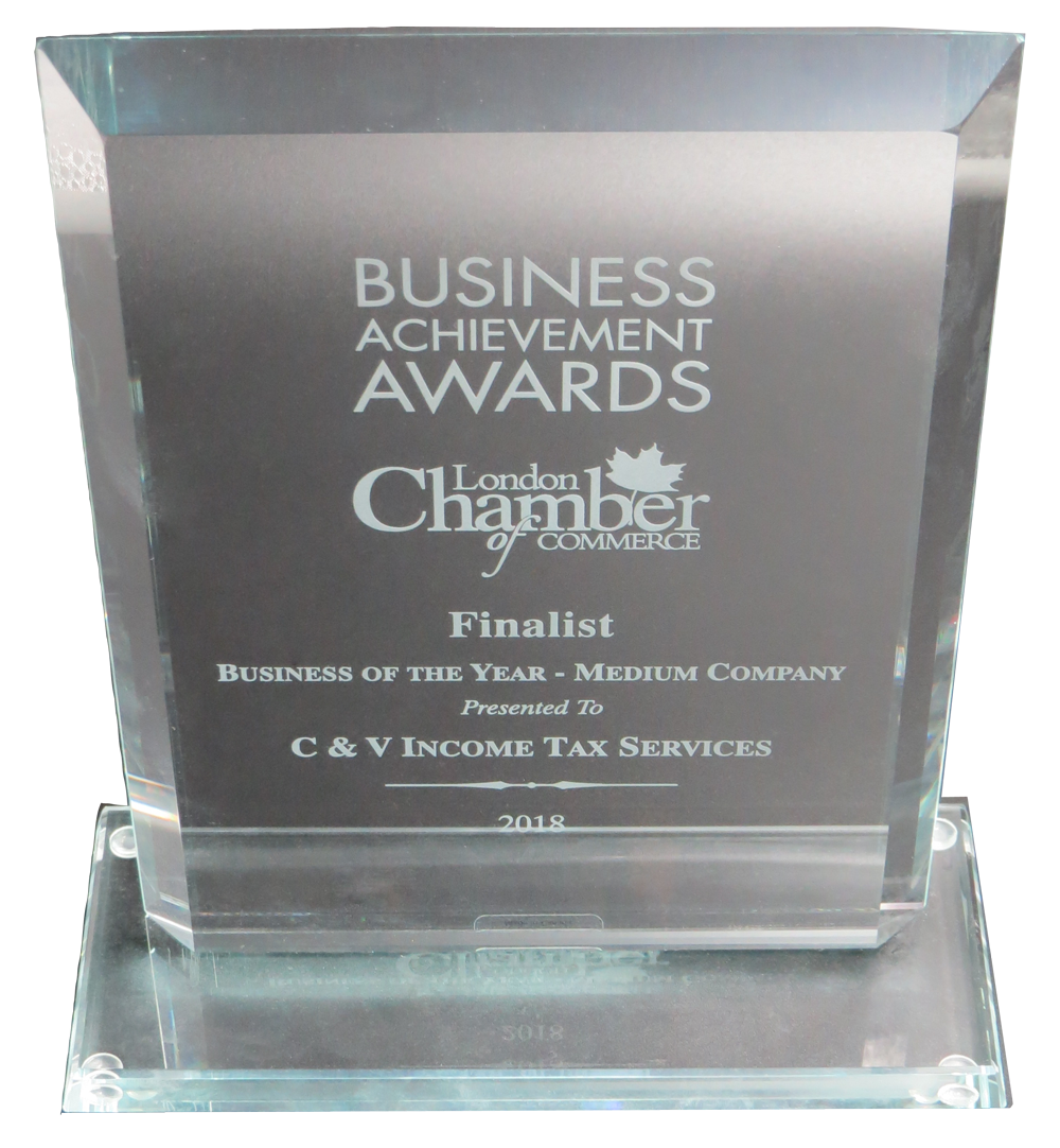 LCOC Award Site Image | C & V Income Tax Service LCOC Award